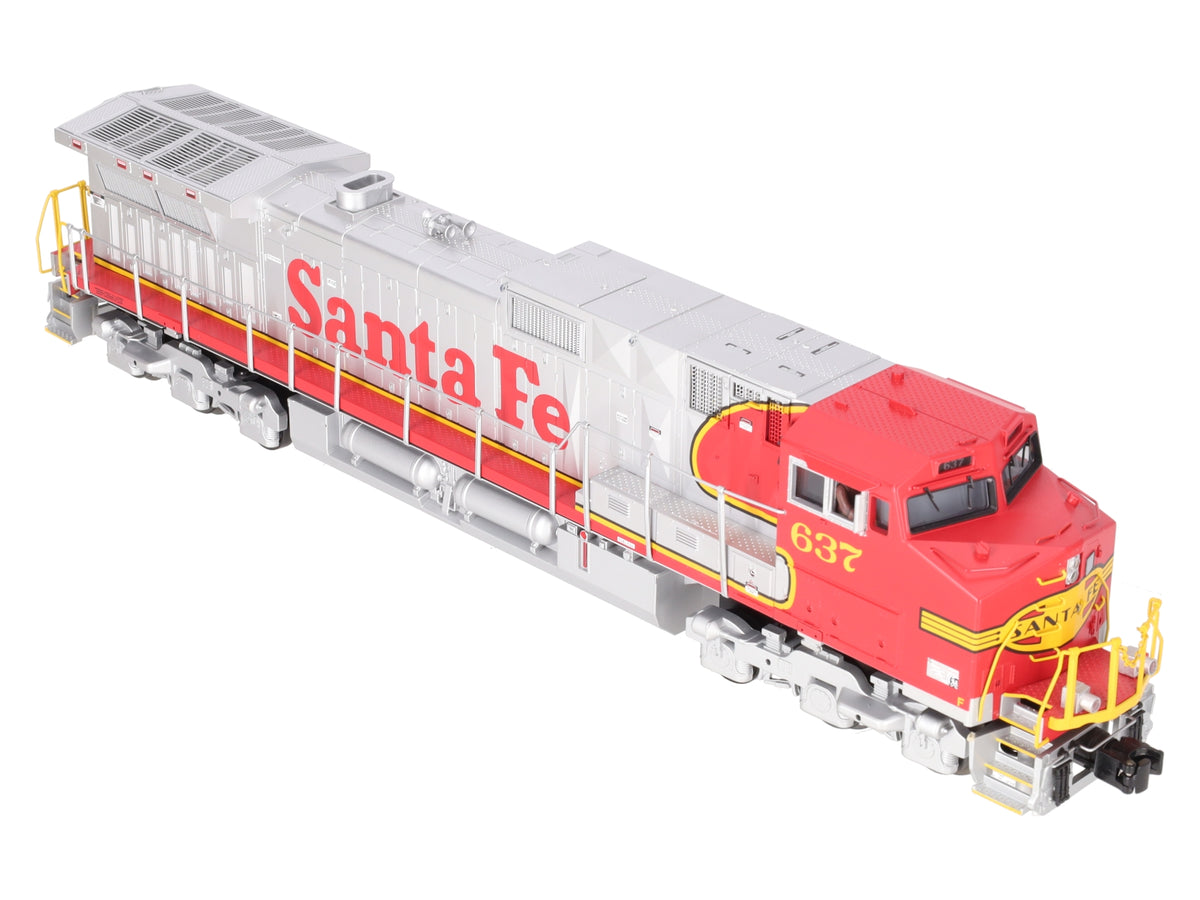 MTH 20-2431-1 O Gauge Santa Fe Dash-9 Diesel Locomotive #637 w/PS2 LN/Box