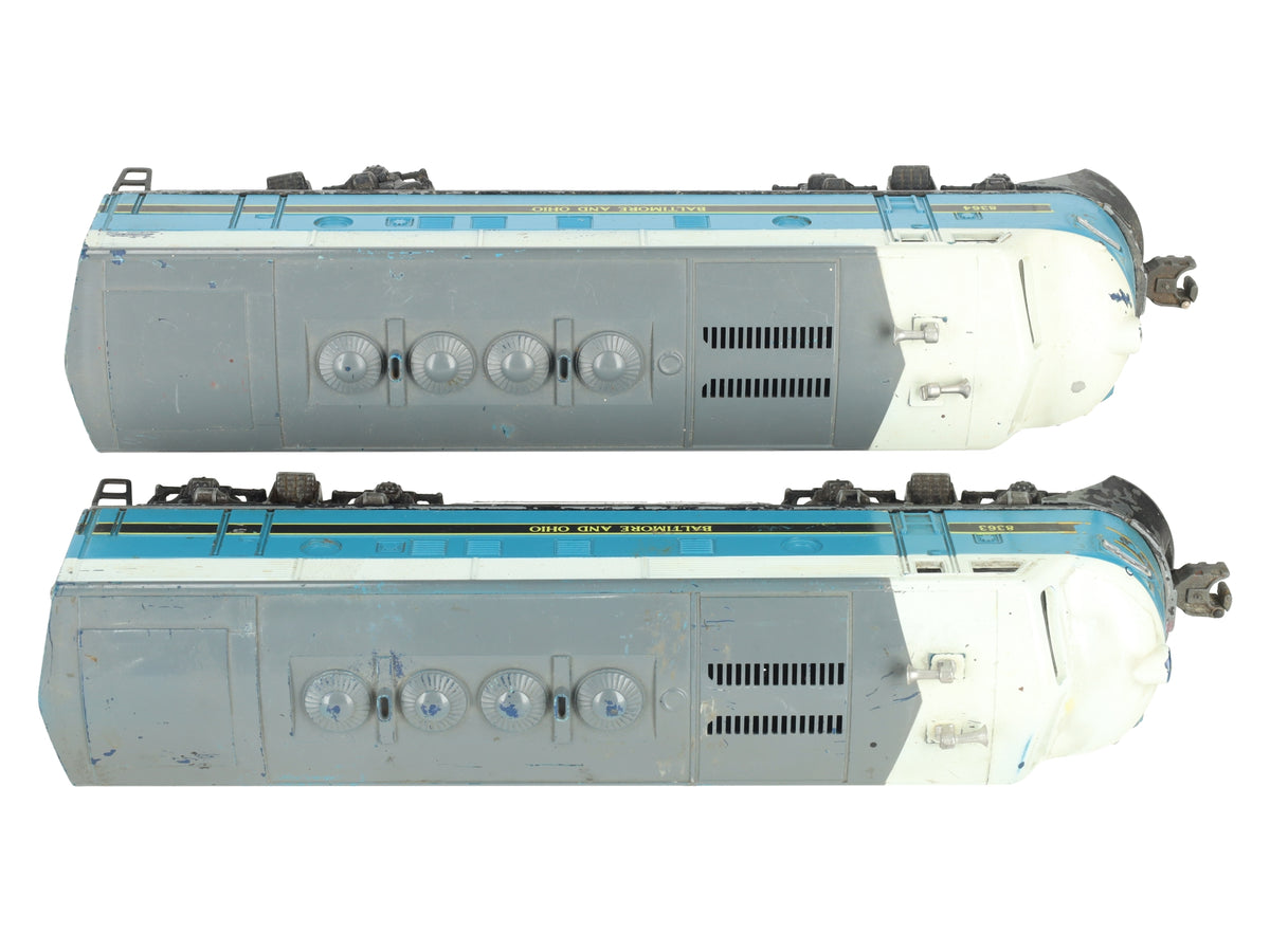 Lionel 6-8363/6-8364 O Gauge Baltimore & Ohio F3 AA Diesel Set