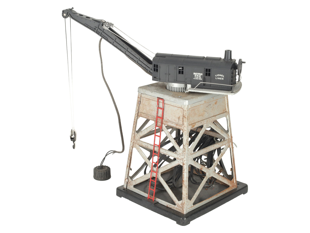 Lionel 182 Vintage O Gantry Crane w/Black Smoke Stack