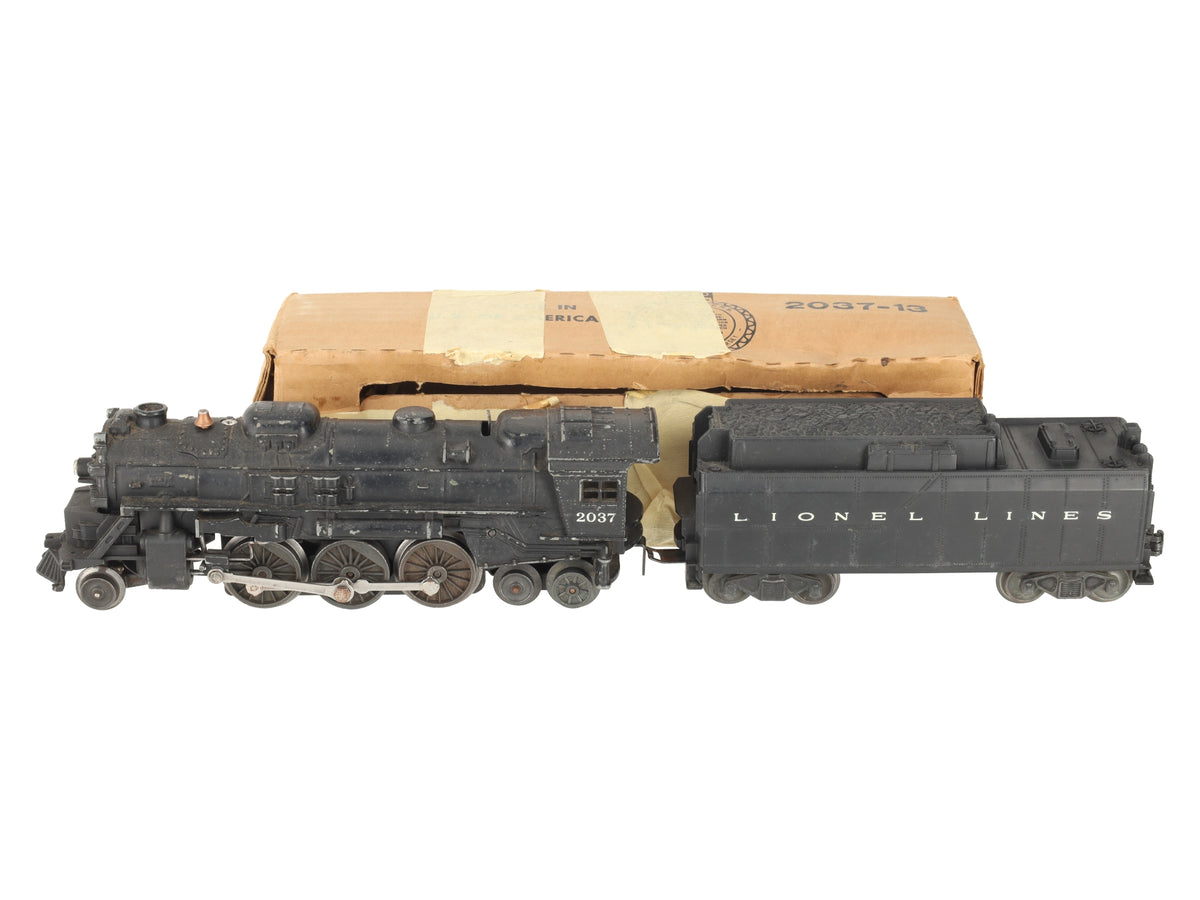 Lionel 2037 Vintage O Gauge 2-6-4 Diecast Steam Locomotive and 6026W Tender