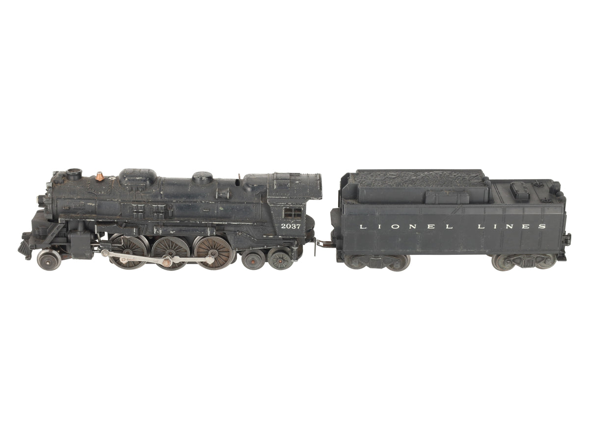 Lionel 2037 Vintage O Gauge 2-6-4 Diecast Steam Locomotive and 6026W Tender