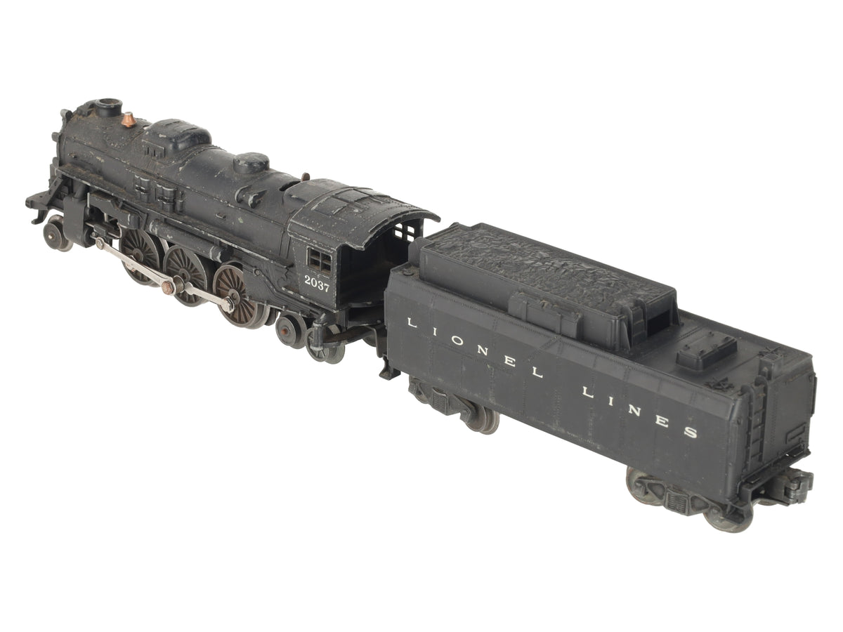 Lionel 2037 Vintage O Gauge 2-6-4 Diecast Steam Locomotive and 6026W Tender