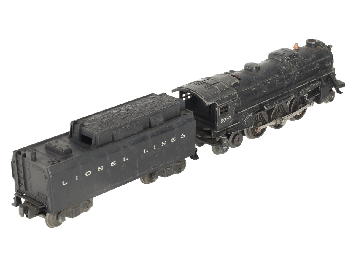 Lionel 2037 Vintage O Gauge 2-6-4 Diecast Steam Locomotive and 6026W Tender
