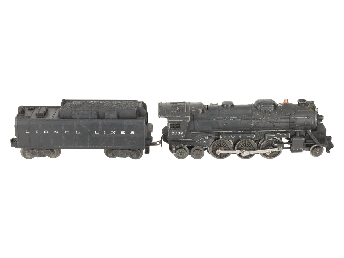 Lionel 2037 Vintage O Gauge 2-6-4 Diecast Steam Locomotive and 6026W Tender