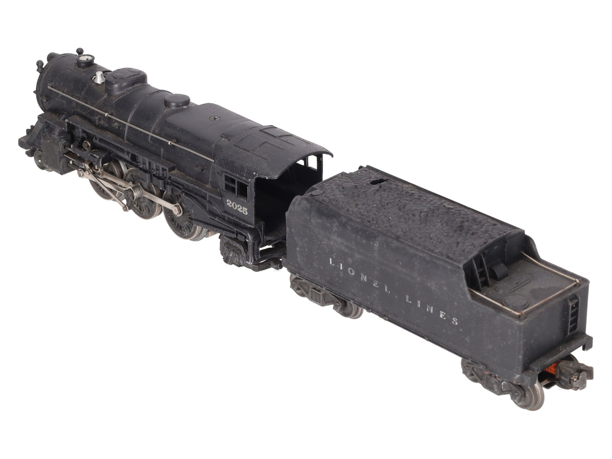 Lionel 2025 Vintage O 2-6-2 Diecast Steam Locomotive & 6466WX Tender VG