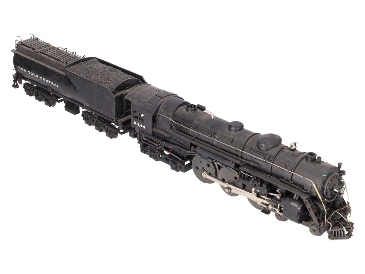 MTH 20-3323-1 O New York Central 4-6-4 J-1e PT Hudson Steam Engine w/PS2 #5344 VG