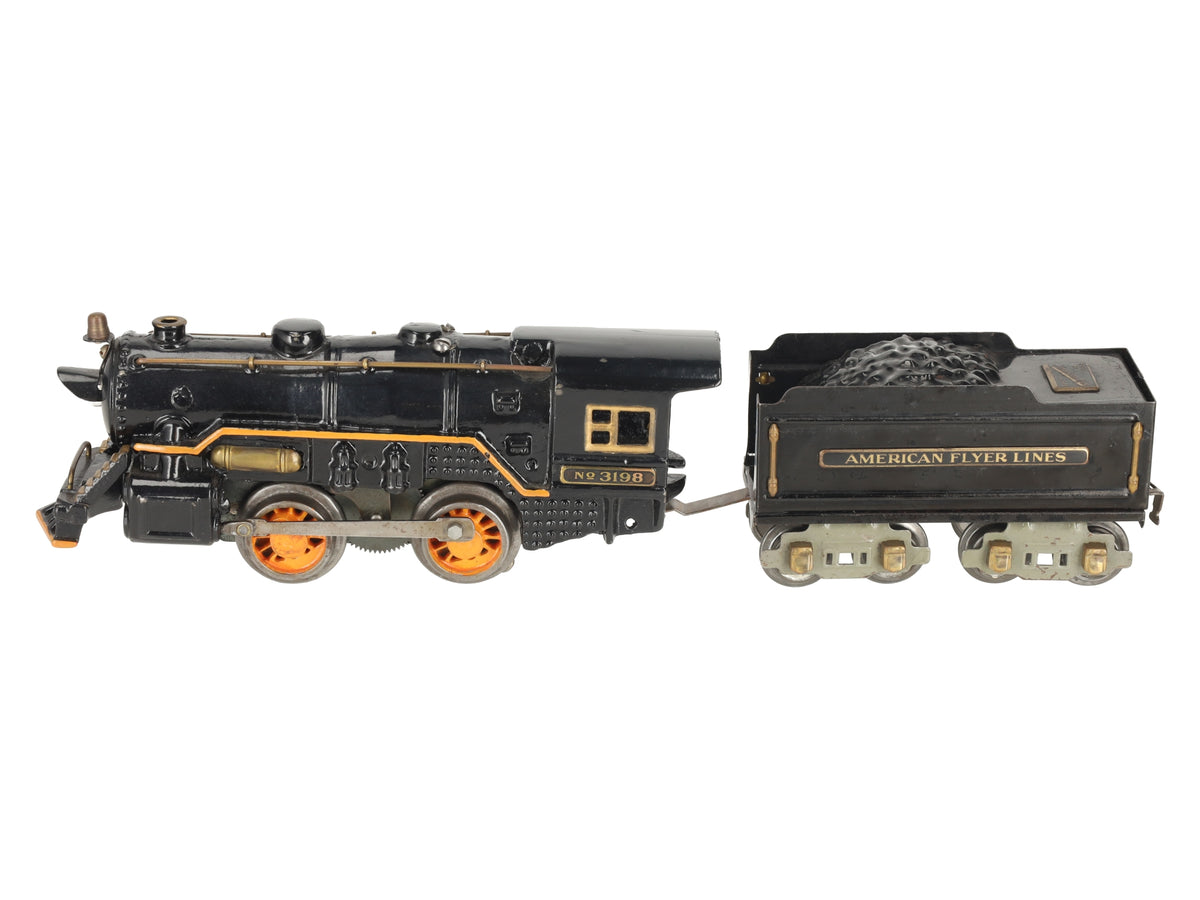 American Flyer 3198 Vintage O 0-4-0 Steam Locomotive & Tender