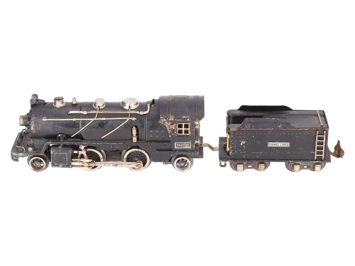 Lionel 261E Vintage O Prewar 2-4-2 Steam Locomotive & Tender