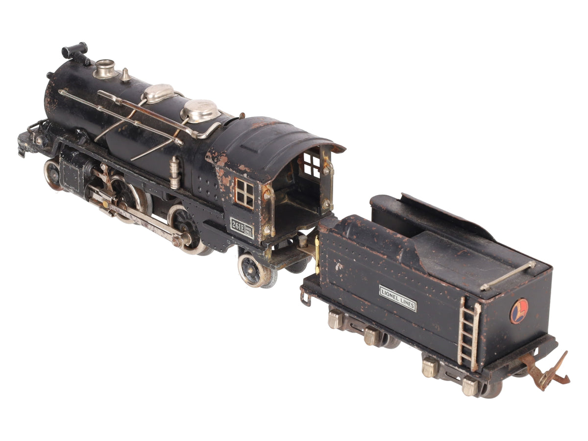 Lionel 261E Vintage O Prewar 2-4-2 Steam Locomotive & Tender