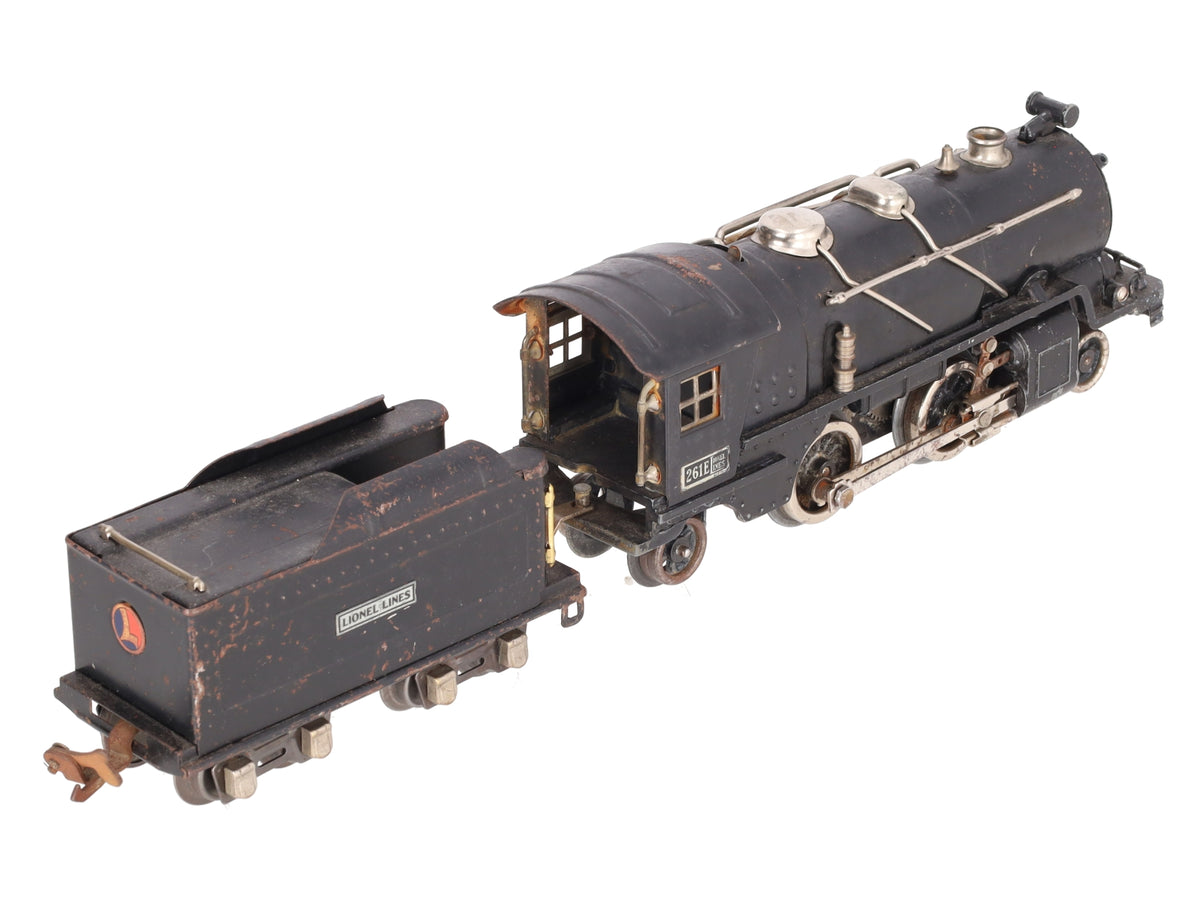 Lionel 261E Vintage O Prewar 2-4-2 Steam Locomotive & Tender
