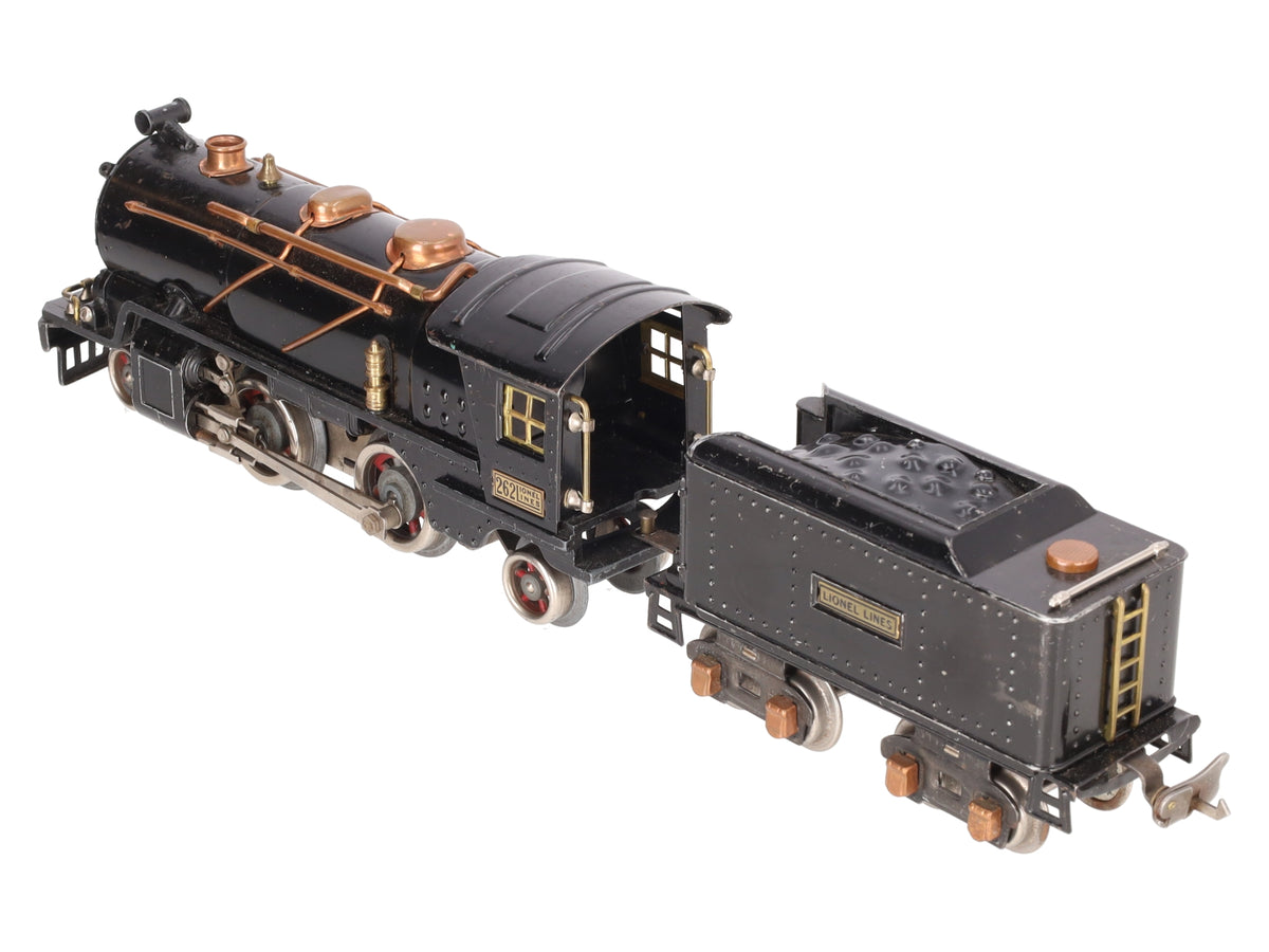 Lionel 262 Vintage O Prewar 2-4-2 Steam Locomotive & 262T Tender