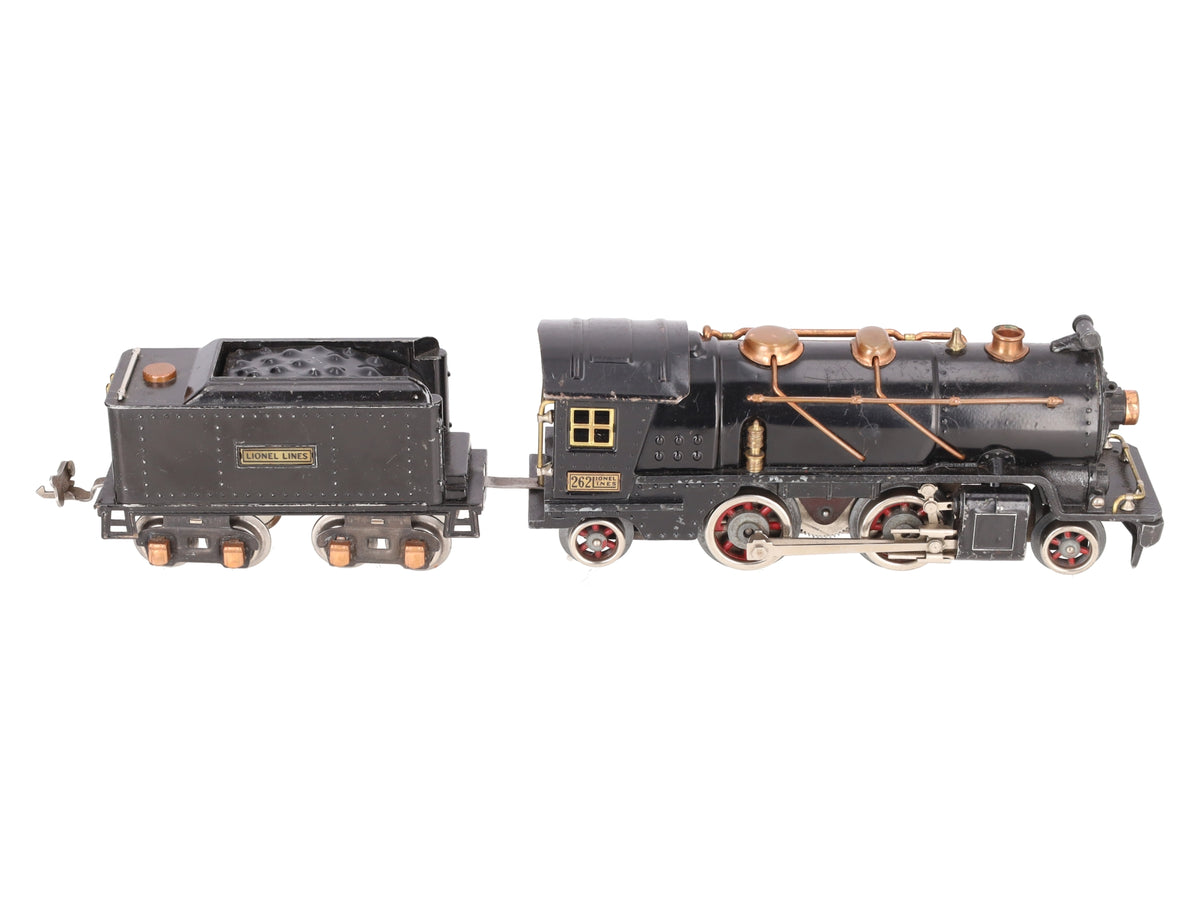 Lionel 262 Vintage O Prewar 2-4-2 Steam Locomotive & 262T Tender