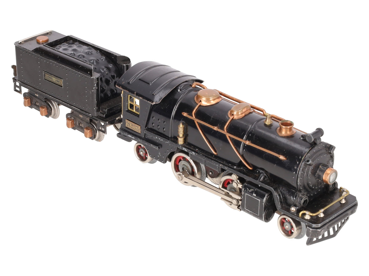 Lionel 262 Vintage O Prewar 2-4-2 Steam Locomotive & 262T Tender