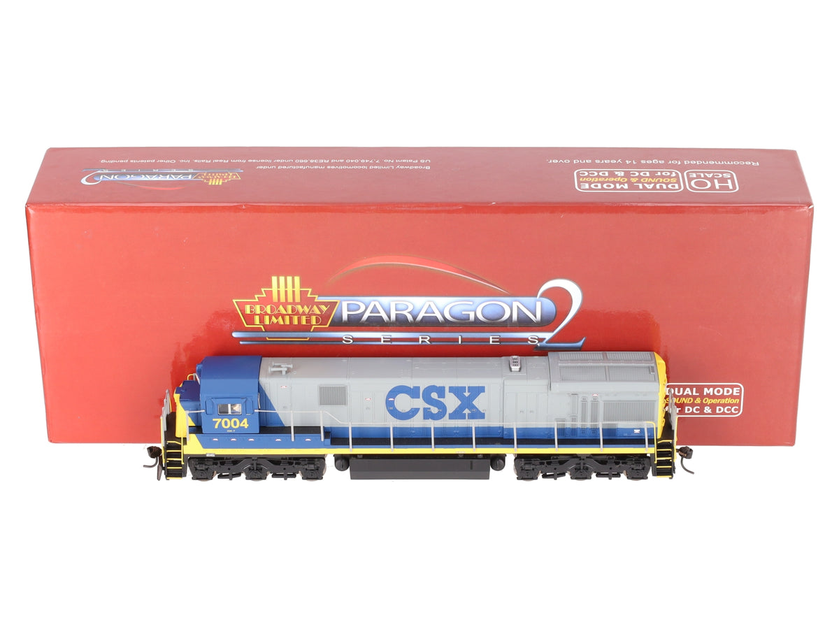 Broadway Limited 2446 HO CSX GE C30-7 Locomotive #7004 w/Sound & DCC - Paragon2™ LN/Box