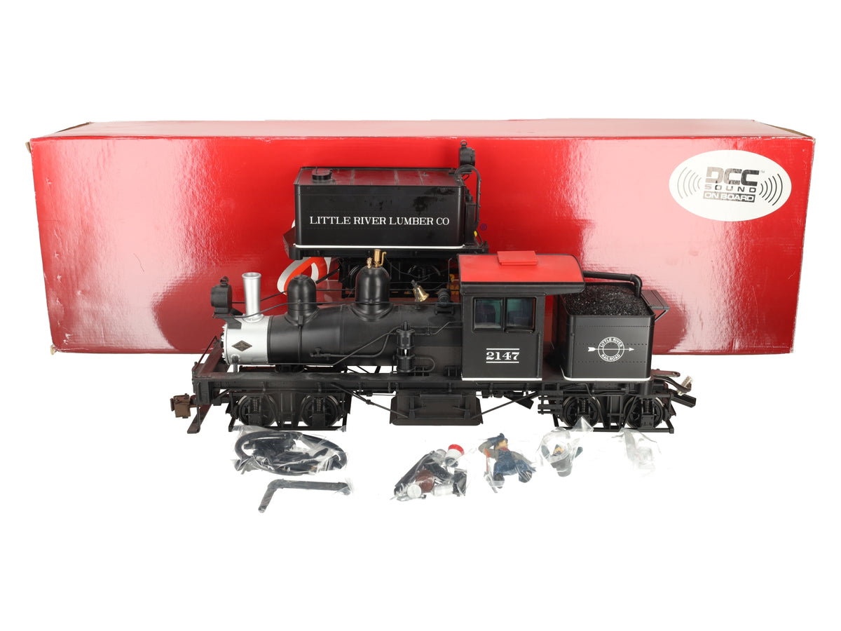 Bachmann 82697 G Scale Little River Lumber 55 Ton Shay Steam Locomotive EX/Box