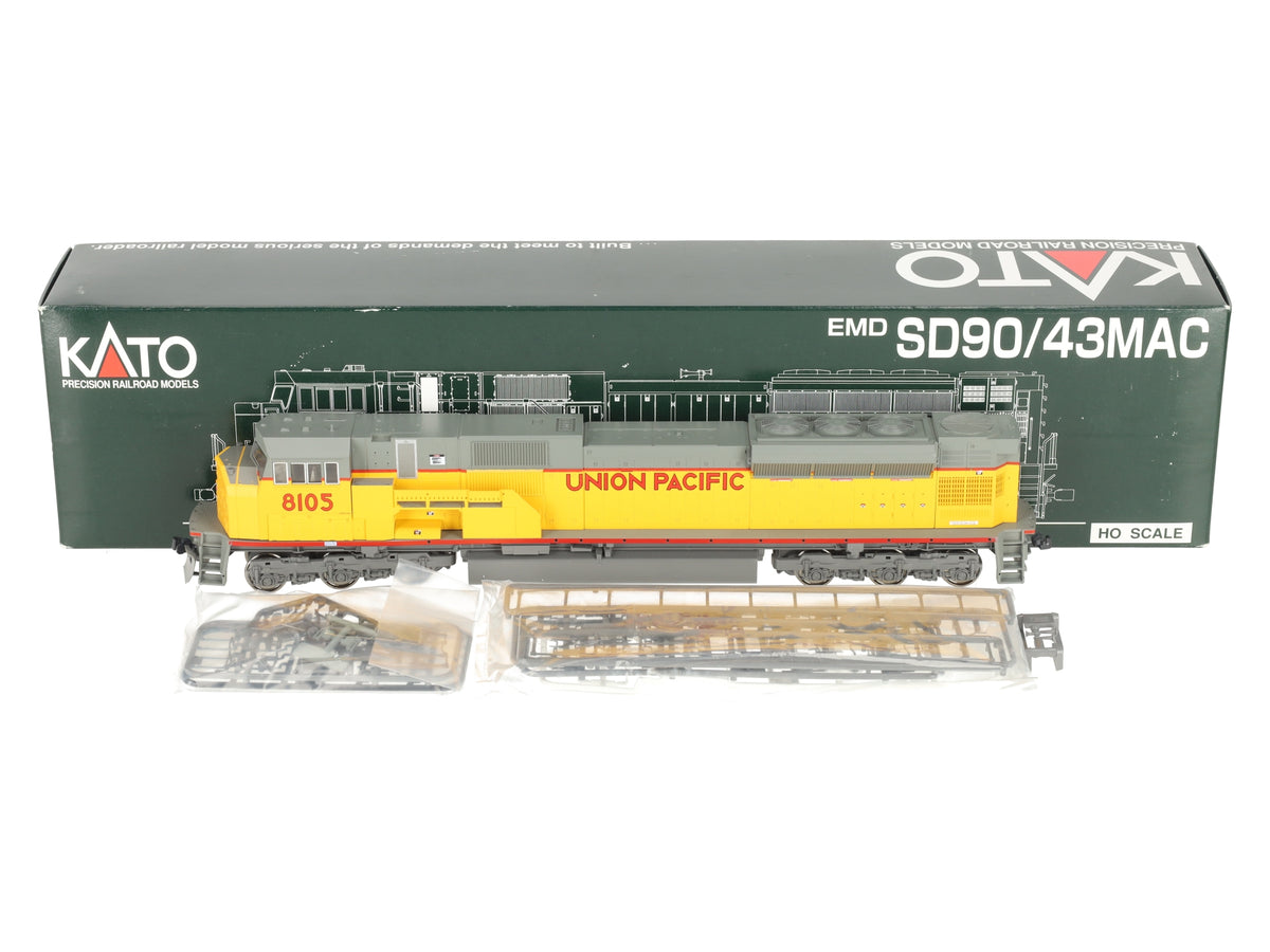 Kato 37-6355 HO Scale Union Pacific SD90/43MAC Diesel Locomotive #8105 EX/Box