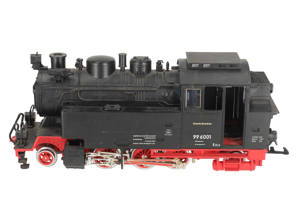 LGB 2080S G Scale 2-6-2 Powered Tank Steam Locomotive w/Sound #99 6001