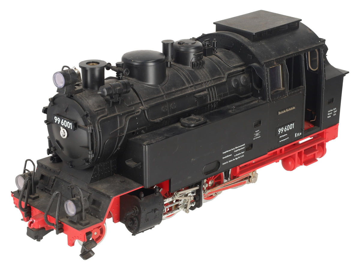 LGB 2080S G Scale 2-6-2 Powered Tank Steam Locomotive w/Sound #99 6001