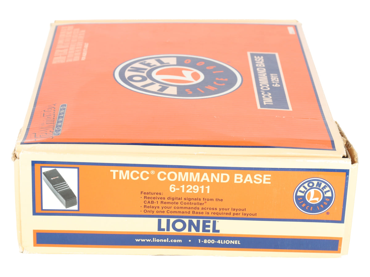 Lionel 6-12911 O Gauge TMCC Trainmaster Command Base VG/Box