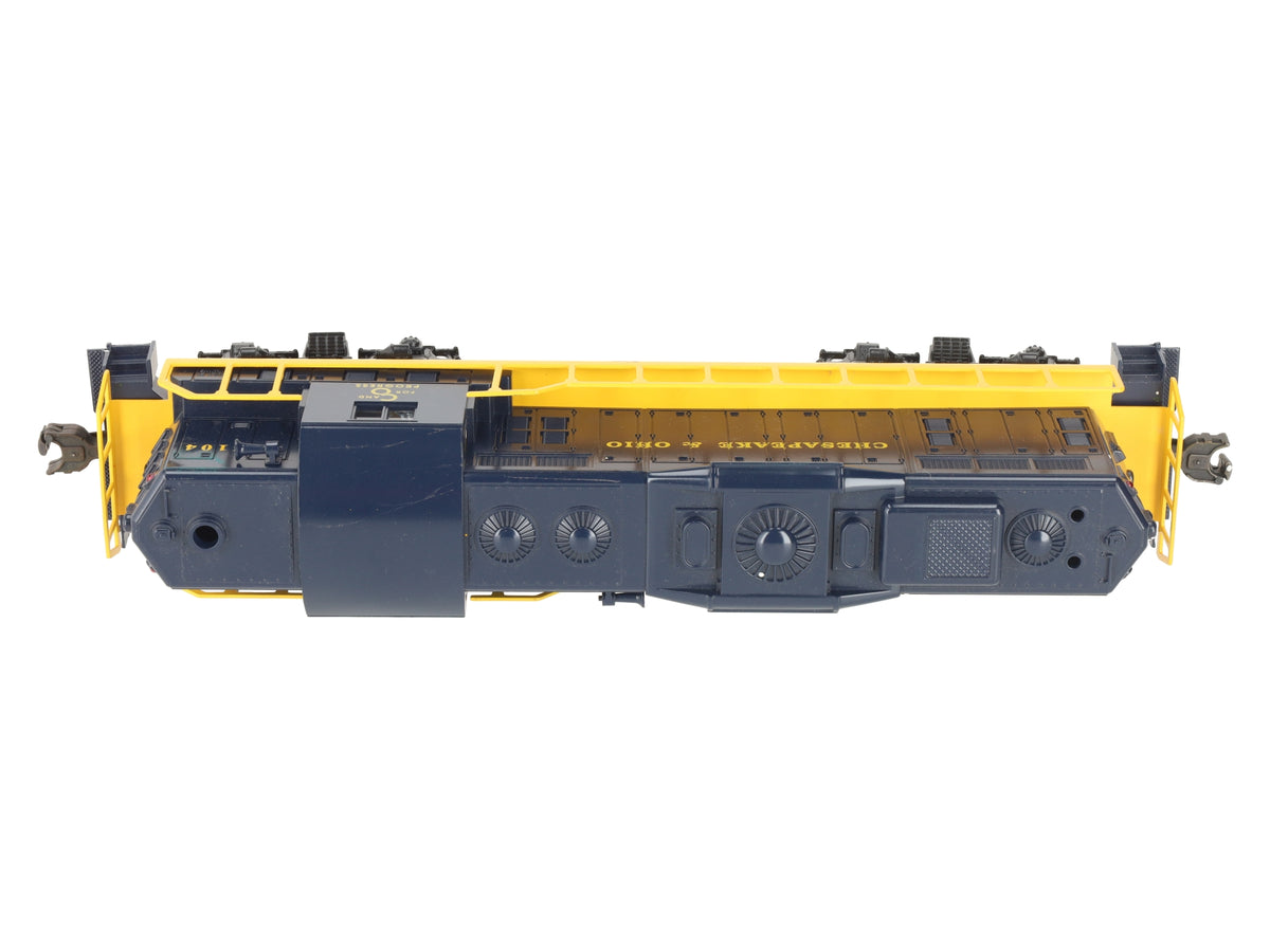 Williams GP412 O Gauge Chesapeake & Ohio GP9 Powered Diesel Locomotive #6104 EX/Box