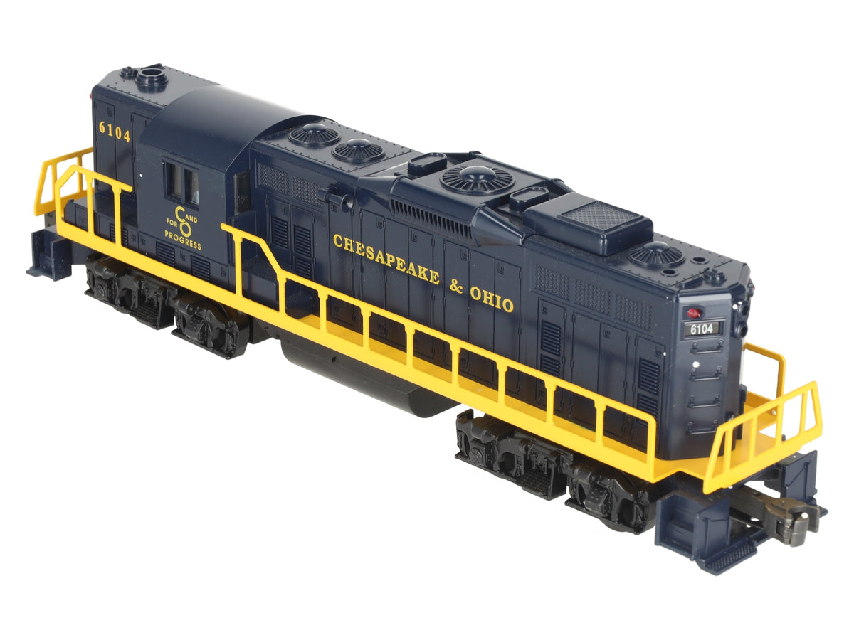 Williams GP412 O Gauge Chesapeake & Ohio GP9 Powered Diesel Locomotive #6104 EX/Box