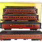 MTH 30-69382 O Gauge RailKing Long Island 4-Car 60’ Madison Passenger Set NIB