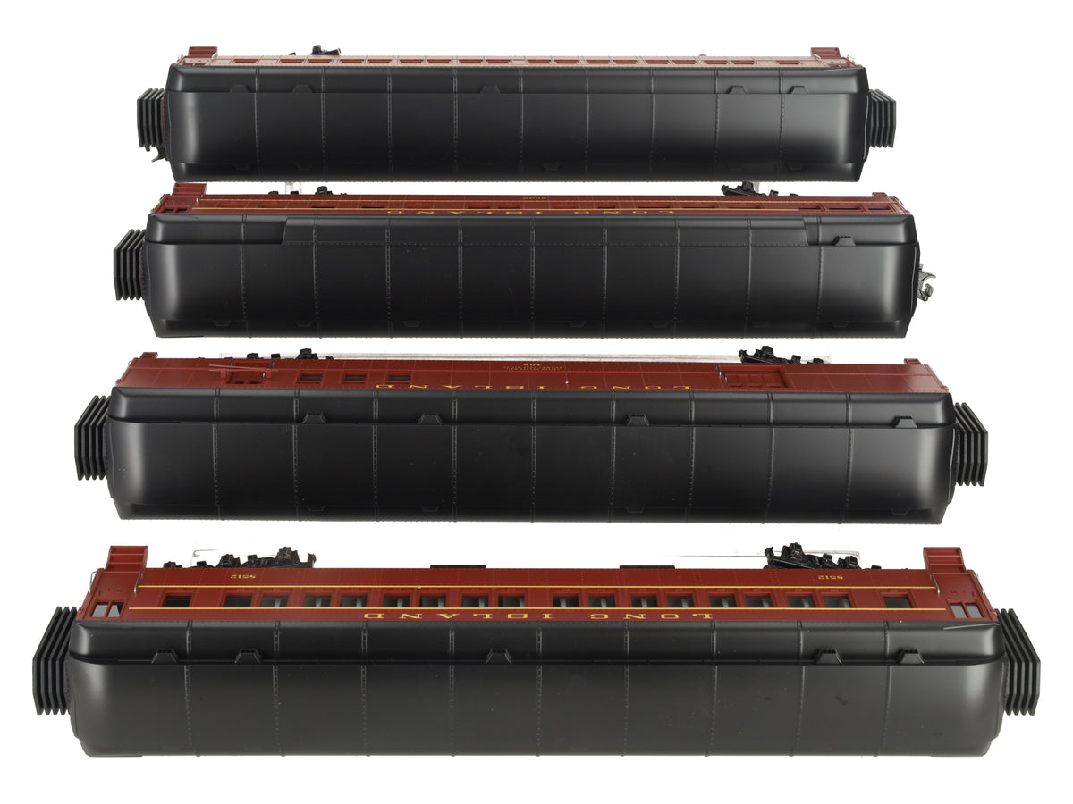 MTH 30-69382 O Gauge RailKing Long Island 4-Car 60’ Madison Passenger Set NIB