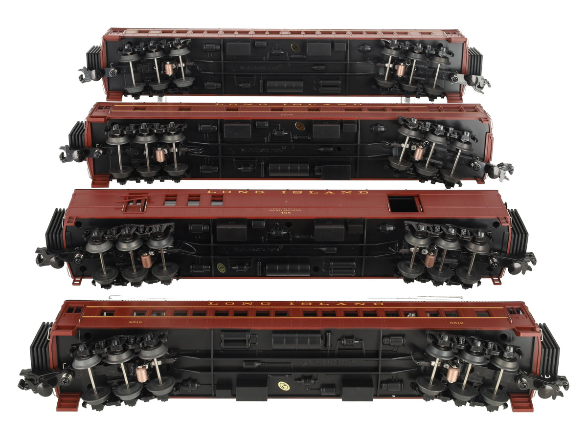 MTH 30-69382 O Gauge RailKing Long Island 4-Car 60’ Madison Passenger Set NIB