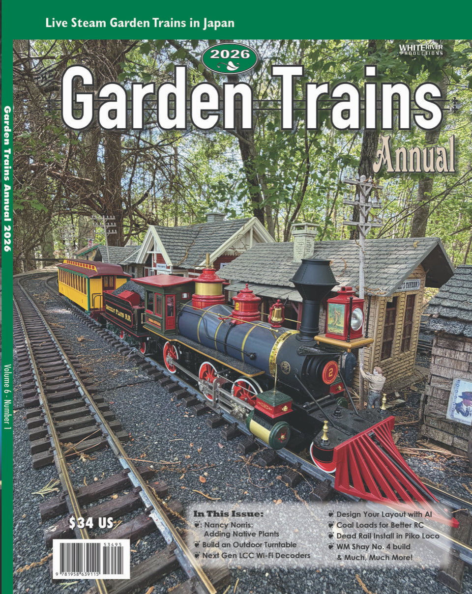 Model Trail Rivers White River Productions GTA26 Garden Trains Annual 2026 Softcover Book ...