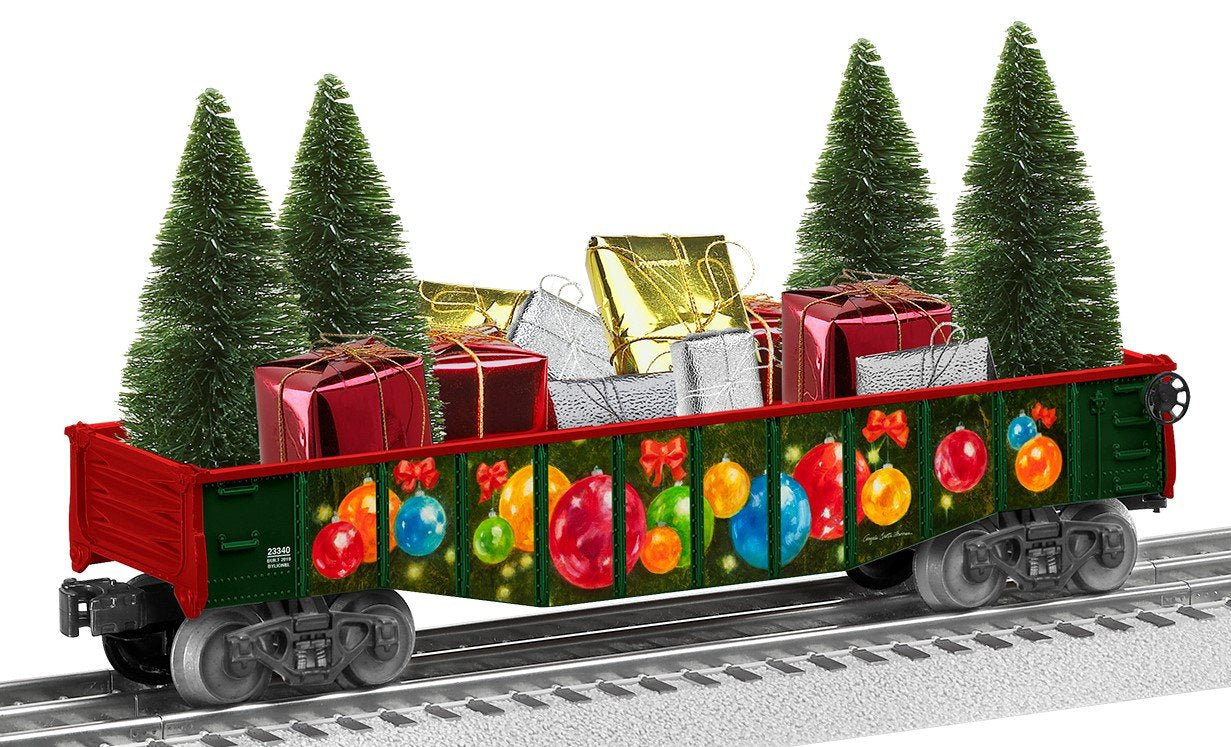 Lionel 2028340 O Gauge Angela Trotta Thomas Gondola w/ Presents & Trees