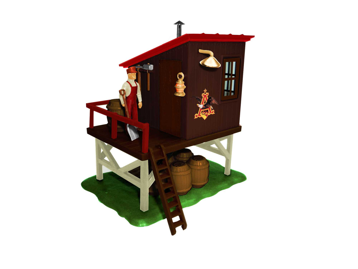 Lionel 2030170 O Assembled Anheuser-Busch Barrel Shed
