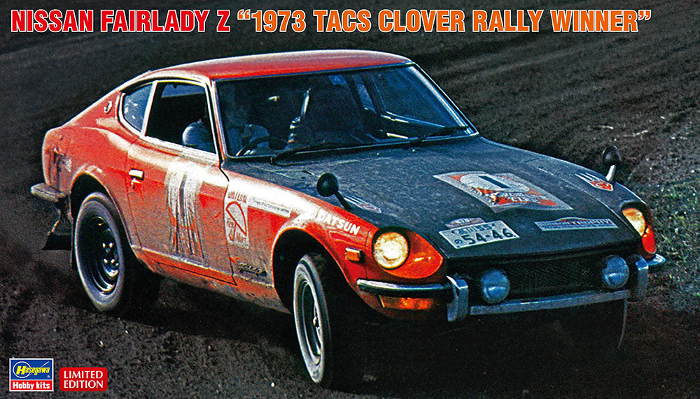 Hasegawa 20529 1:24 Nissan Fairlady Z 1973 TACS Clover Rally Winner Race Car Kit