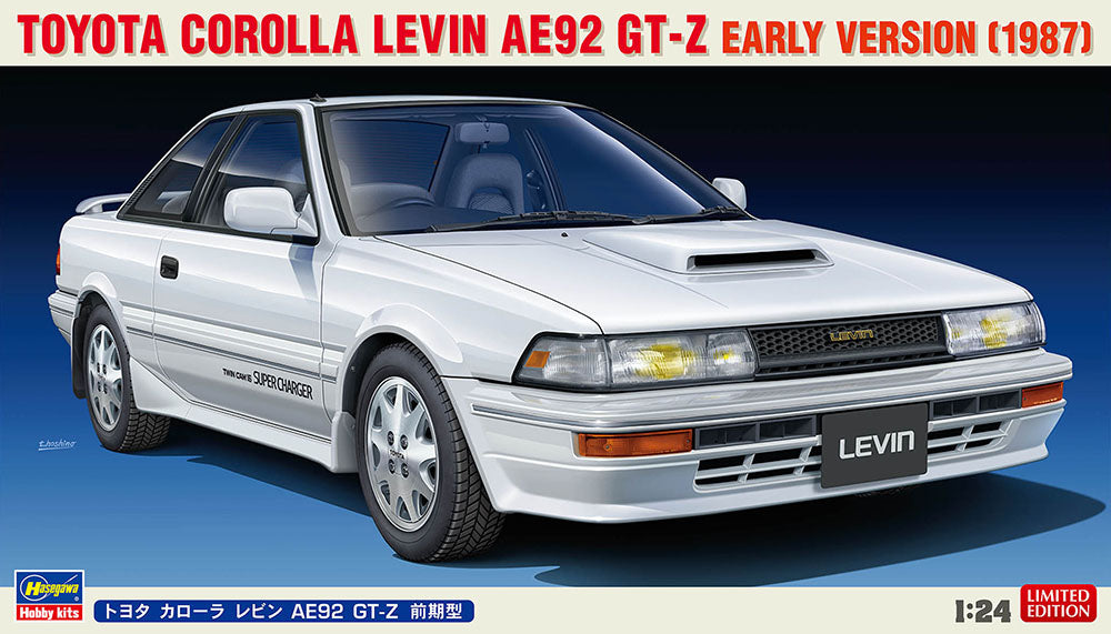Hasegawa 20596 1:24 Toyota Corolla Levin AE92 GT-Z Plastic Model Kit