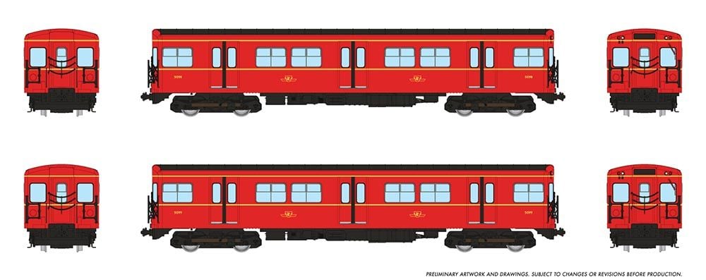 Rapido Trains 206503 HO TTC G-Class Subway A-B Rail Transit Car #2 DC/DCC/Sound