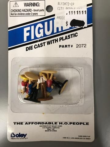 Boley 2072 HO Scale Firefighters Diecast With Plastic Figures (Set of 6)
