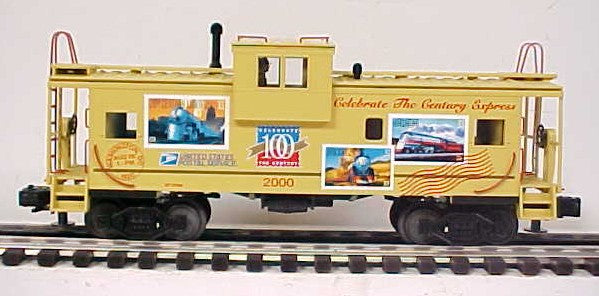 MTH 20-91035 O Gauge USPS Extended Vision Caboose #2000 EX/Box