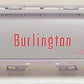 MTH 20-97410 O Gauge Burlington 4-Bay Cylindrical Hopper #3223 LN/Box