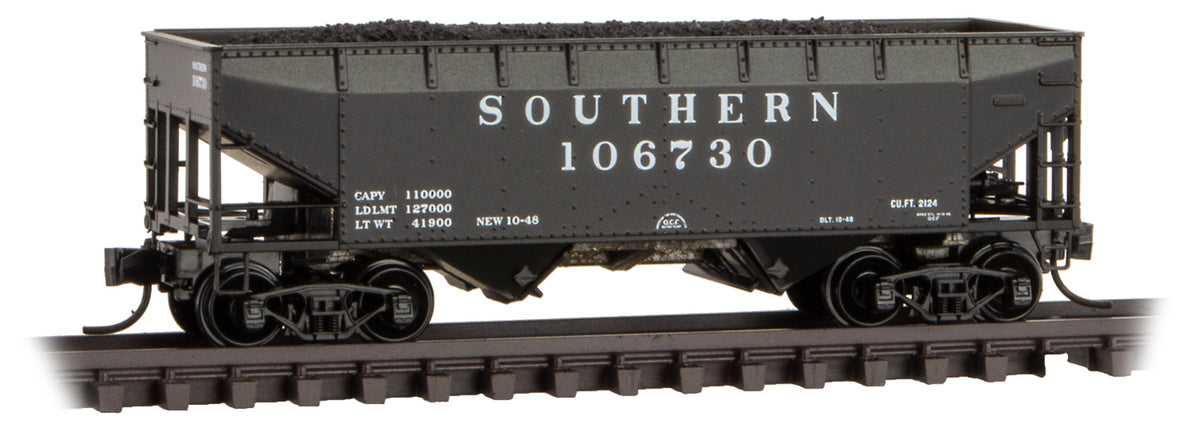 Micro-Trains 05500590 N Southern 33' Twin Bay Offset Side Hopper #106730 LN/Box