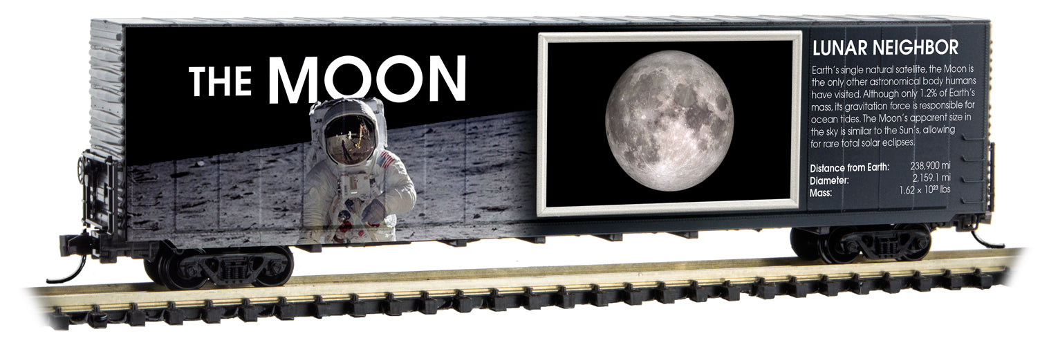 Micro-Trains 10202840 N The Moon 60' Double Plug Door Boxcar w/o Interior Light