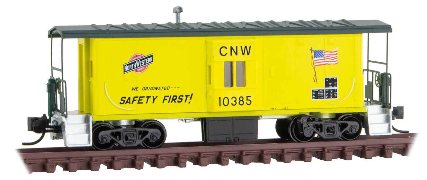 Micro-Trains 13000280 N Chicago & North Western 31’ Bay Window Caboose #10385 LN/Box