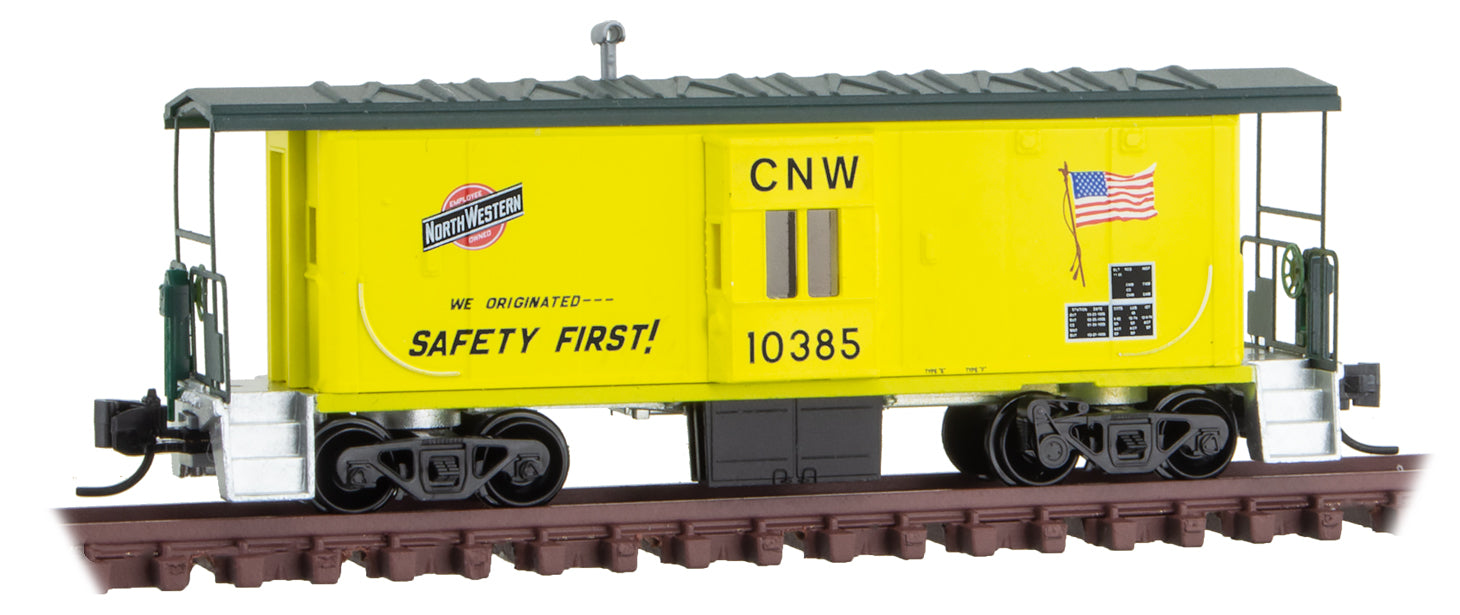 Micro-Trains 13000280 N Chicago & North Western 31’ Bay Window Caboose #10385 LN/Box