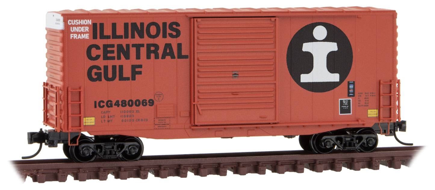 Micro-Trains 10100150 N ICG 40' Single Door Hi-Cube Boxcar #480069