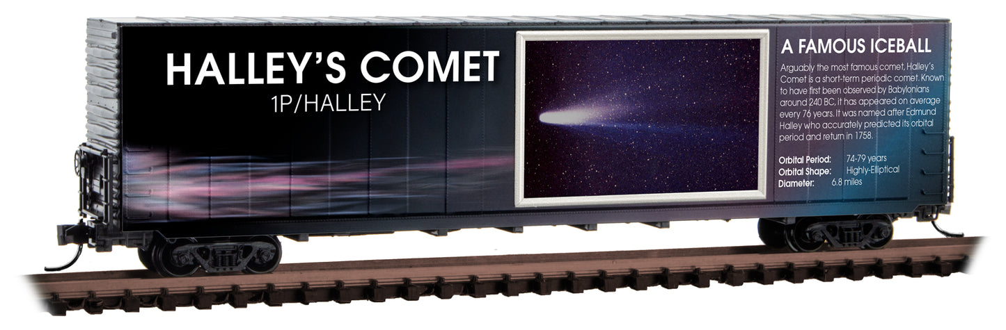 Micro-Trains 10202842 N Halley’s Comet 60' Boxcar w/o Interior Light