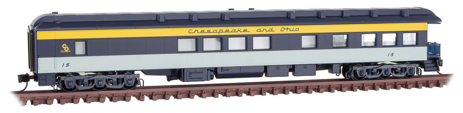 Micro-Trains 14400820 N C&O 3-2 Heavyweight Modernized Business Car #15