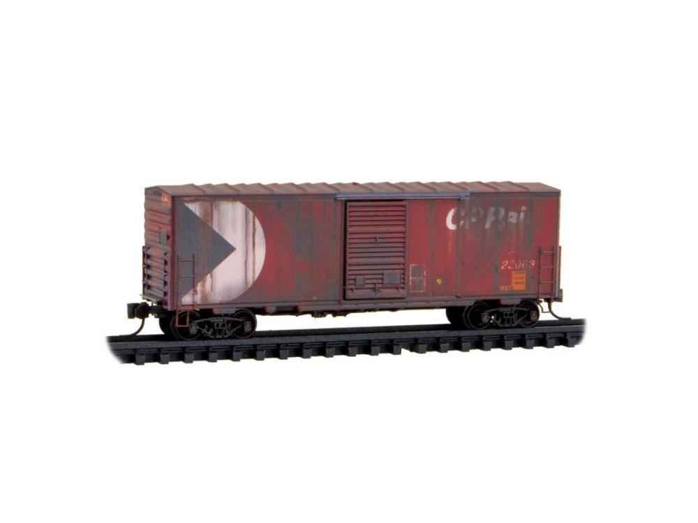 Micro-Trains 99305990 N CP Rail Weathered 40' Boxcar (Set of 2)
