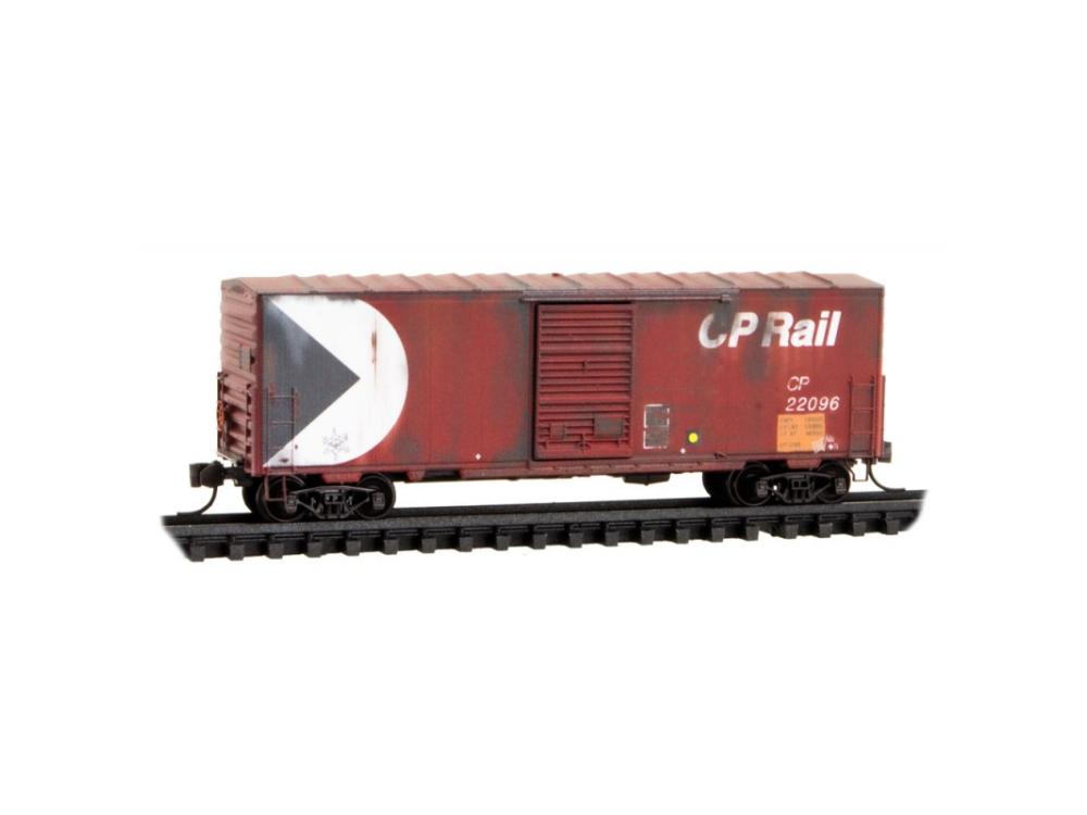 Micro-Trains 99305990 N CP Rail Weathered 40' Boxcar (Set of 2)