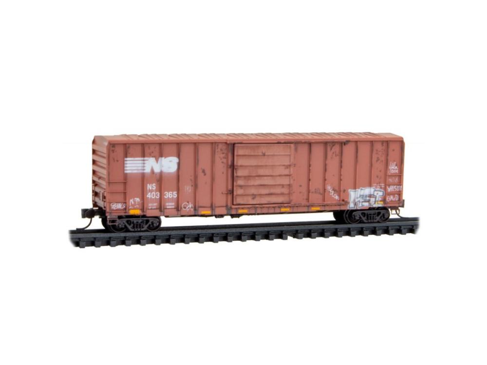 Micro-Trains 99305012 N Norfolk Southern Weathered 50' Boxcar (Set of 3)