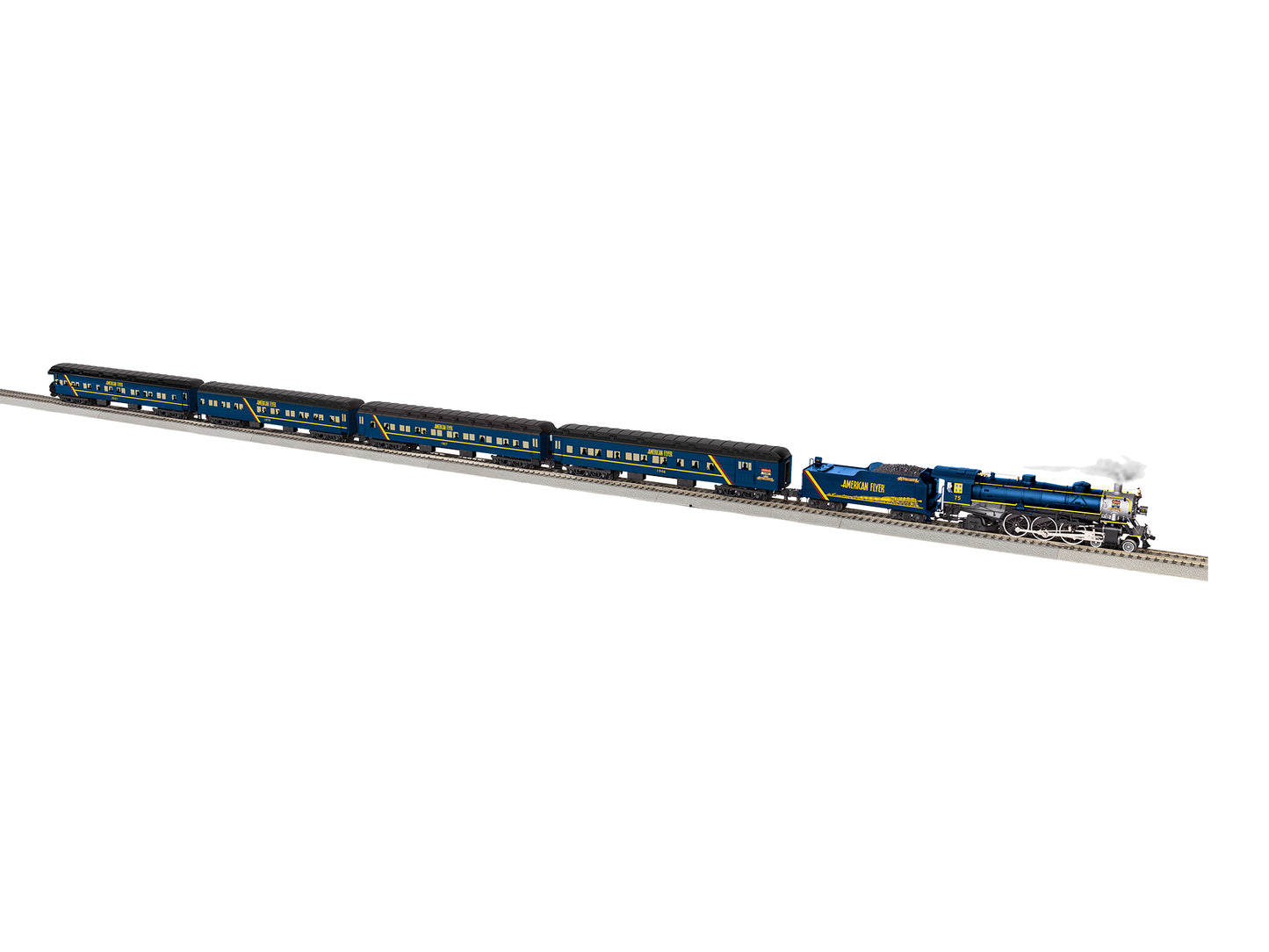 American Flyer 2117020 S/O AF 75th Anniversary S Gauge Steam Passenger Train Set