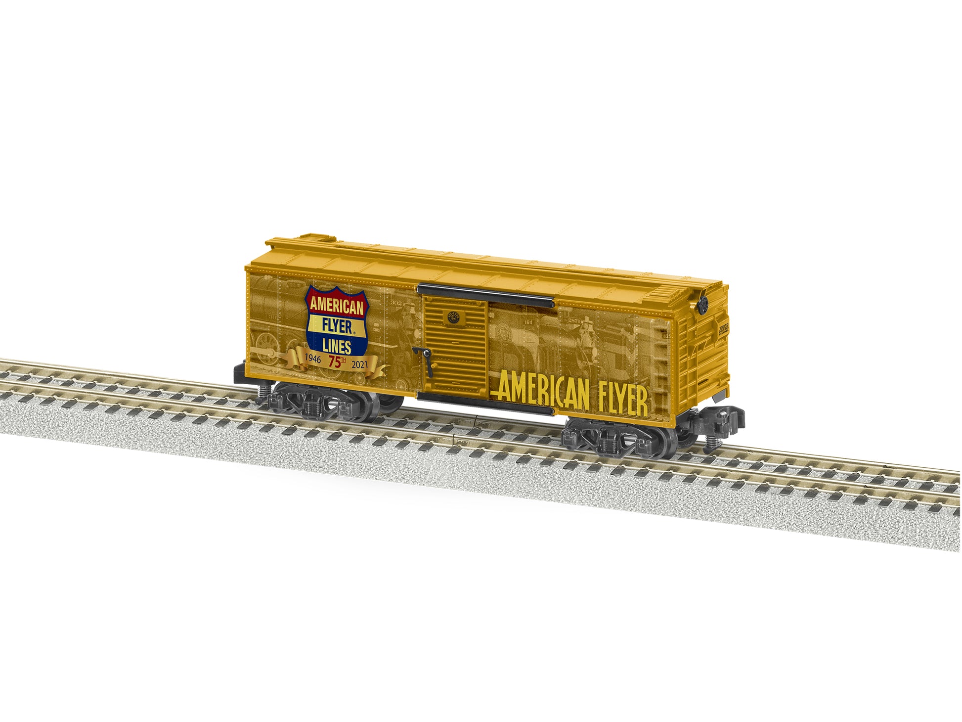 American Flyer 2119010 S Gauge American Flyer 75th Anniversary Boxcar