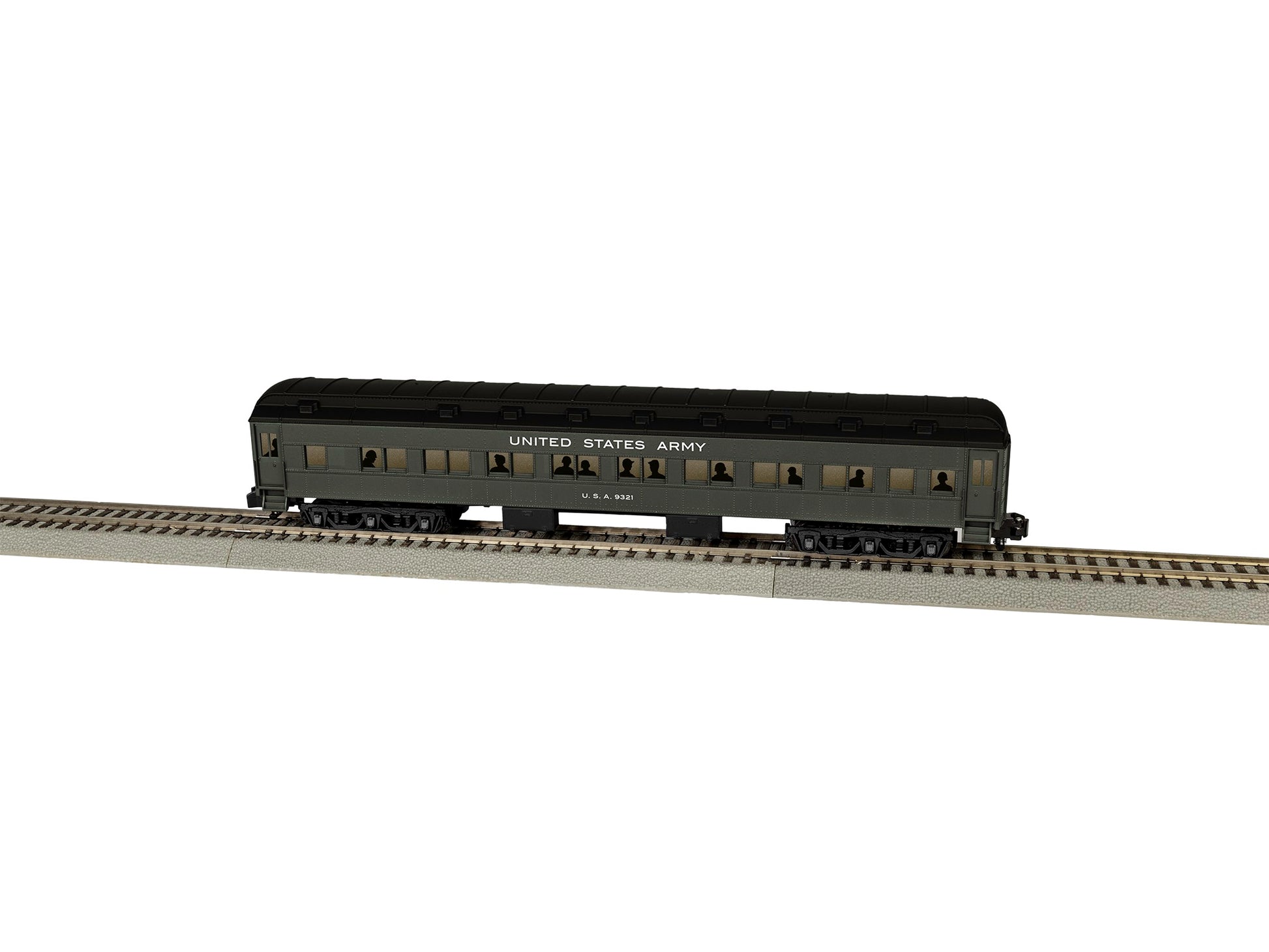 Lionel 2119320 S American Flyer US Army Troop Train Pack (Pack of 4)